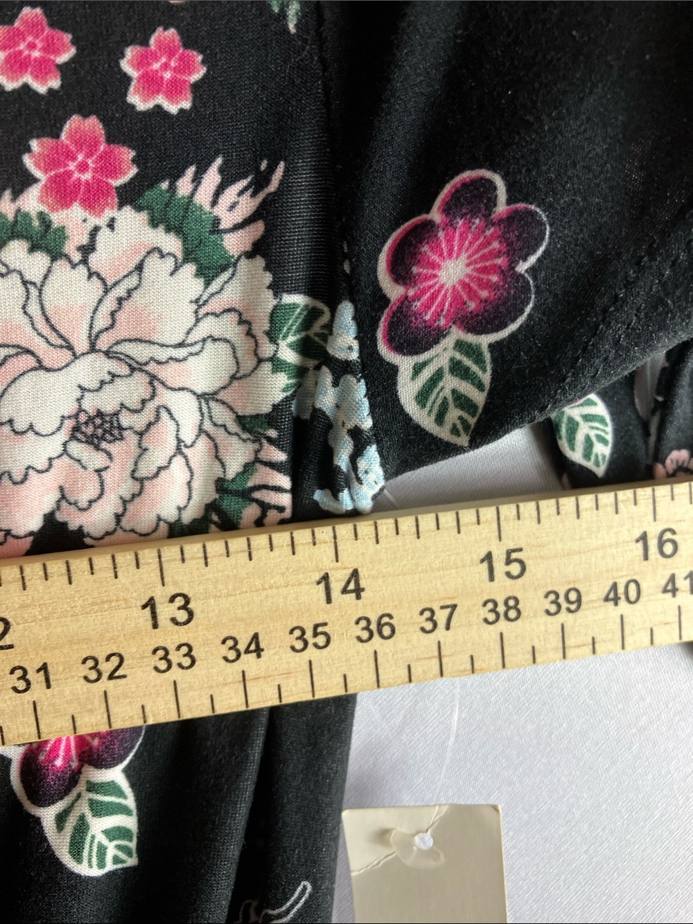 No Boundaries Black Floral Tie-Waist Mini Dress - Picture 6 of 9